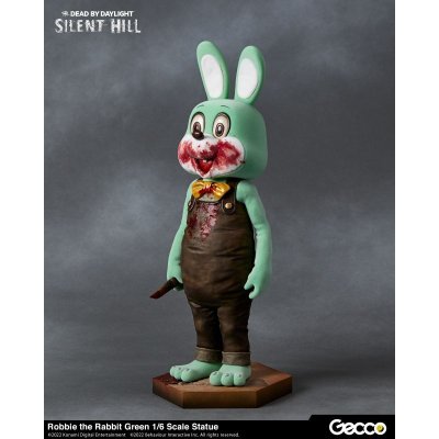 Photo2: SILENT HILL x Dead by Daylight, Robbie the Rabbit Green 1/6 Scale Statue