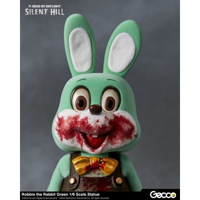 Photo9: SILENT HILL x Dead by Daylight, Robbie the Rabbit Green 1/6 Scale Statue