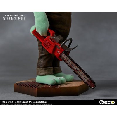 Photo16: SILENT HILL x Dead by Daylight, Robbie the Rabbit Green 1/6 Scale Statue