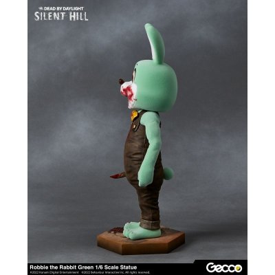 Photo3: SILENT HILL x Dead by Daylight, Robbie the Rabbit Green 1/6 Scale Statue