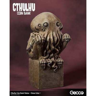Photo26: Cthulhu Coin Bank Statue (Original Color/Stone Color)