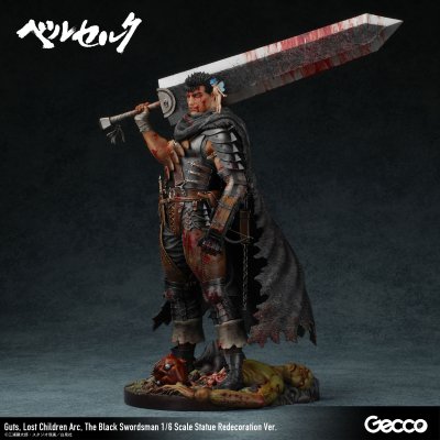 Photo2: Berserk/ Guts, Lost Children Arc, The Black Swordsman 1/6 Scale Statue Redecoration Ver.