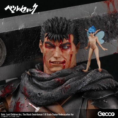 Photo32: Berserk/ Guts, Lost Children Arc, The Black Swordsman 1/6 Scale Statue Redecoration Ver.