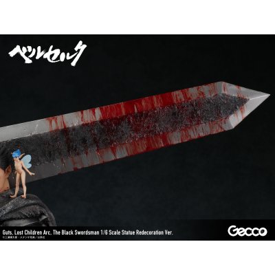 Photo28: Berserk/ Guts, Lost Children Arc, The Black Swordsman 1/6 Scale Statue Redecoration Ver.