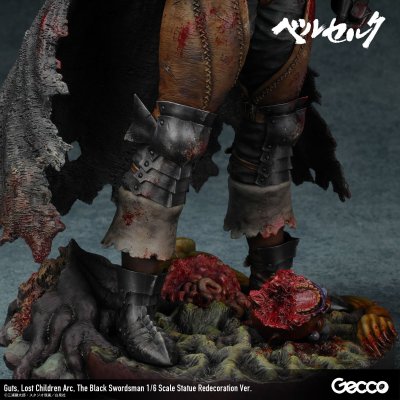 Photo22: Berserk/ Guts, Lost Children Arc, The Black Swordsman 1/6 Scale Statue Redecoration Ver.