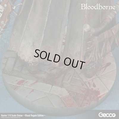 Photo33: Bloodborne Hunter 1/6 Scale Statue ~Blood Regain Edition~