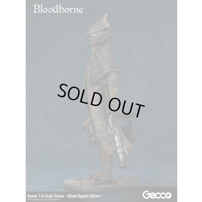 Photo5: Bloodborne Hunter 1/6 Scale Statue ~Blood Regain Edition~