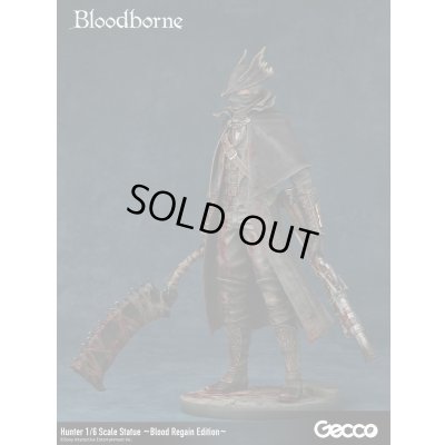 Photo12: Bloodborne Hunter 1/6 Scale Statue ~Blood Regain Edition~
