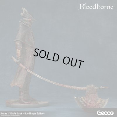 Photo40: Bloodborne Hunter 1/6 Scale Statue ~Blood Regain Edition~