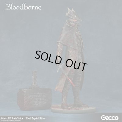 Photo34: Bloodborne Hunter 1/6 Scale Statue ~Blood Regain Edition~