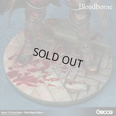Photo30: Bloodborne Hunter 1/6 Scale Statue ~Blood Regain Edition~