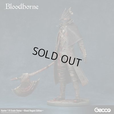 Photo38: Bloodborne Hunter 1/6 Scale Statue ~Blood Regain Edition~