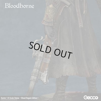 Photo23: Bloodborne Hunter 1/6 Scale Statue ~Blood Regain Edition~