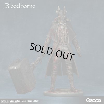 Photo36: Bloodborne Hunter 1/6 Scale Statue ~Blood Regain Edition~